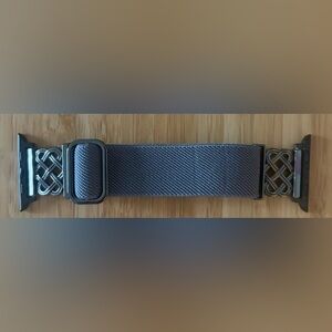 Gray Nylon Apple Watch Band